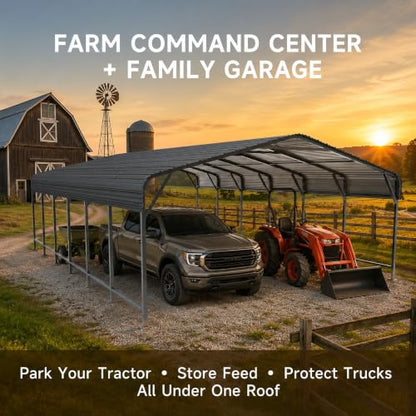 20x30 FT Metal Carport