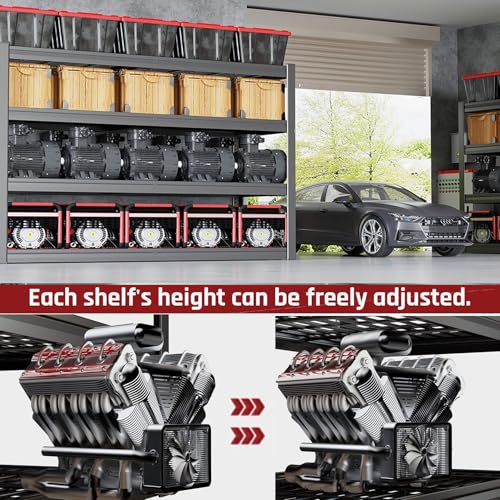 62" W Garage Shelving Heavy Duty (2 Count)
