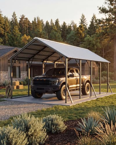 13x26x11 ft Metal Carport Kit