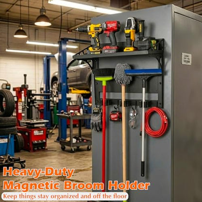 Heavy Duty Magnetic Broom Holder