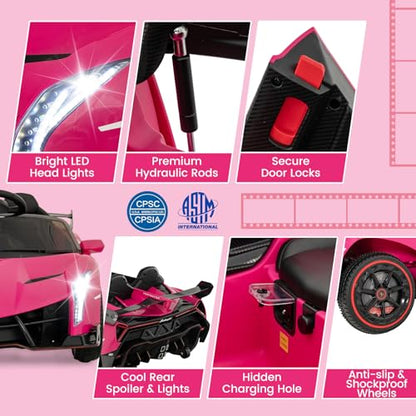 Pink Lamborghini Ride on Car