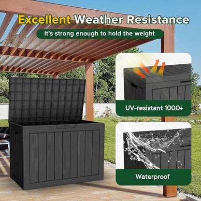 45 Gallon Outdoor Storage Box Waterproof