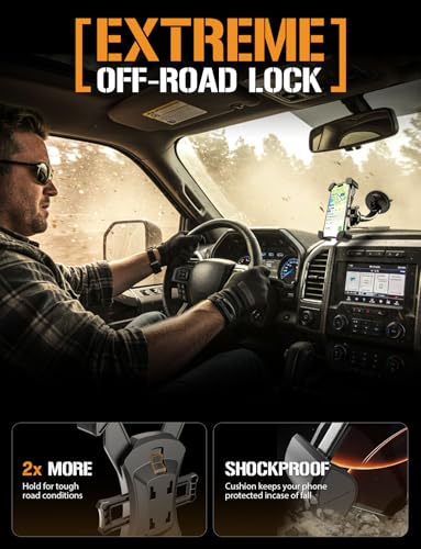 Mammoth Truck Car Phone Holder Mount Vibration Absorbing Holder