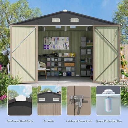 10x10 FT Outdoor Storage Shed