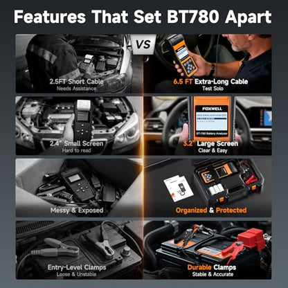 BT780 Battery Tester with Printer 24v