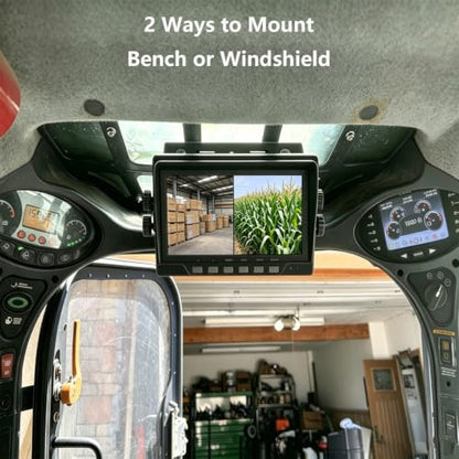 10.1" 1080P AHD Wired Reverse Rear View Backup Camera System