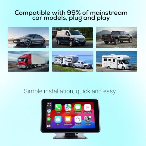 Portable Wireless Carplay Screen for Car