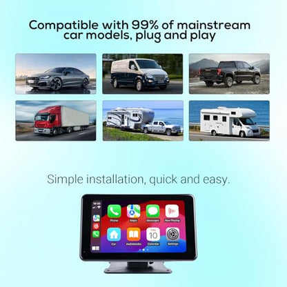 Portable Wireless Carplay Screen for Car