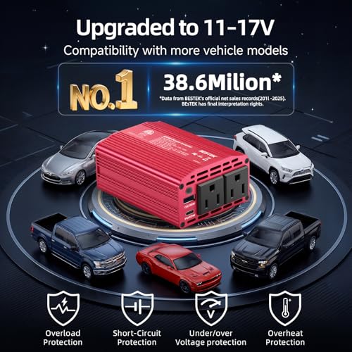 400W Car Power Inverter DC 12V to AC 110V Car Charger Plug Adapter