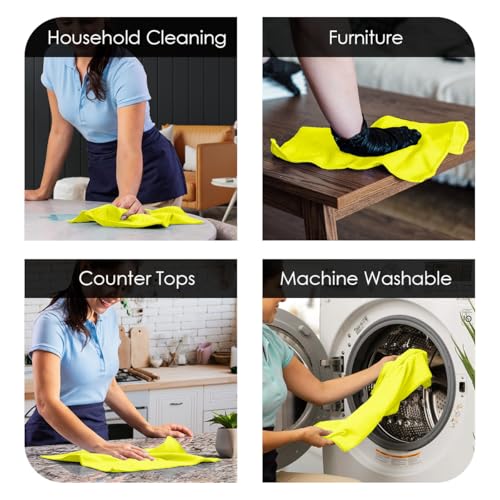 Microfiber Cleaning Cloths (12 Count)