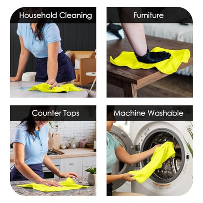 Microfiber Cleaning Cloths (12 Count)