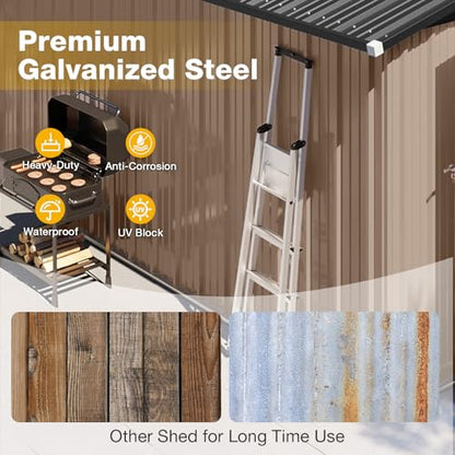 10x12 FT Outdoor Storage Shed Heavy