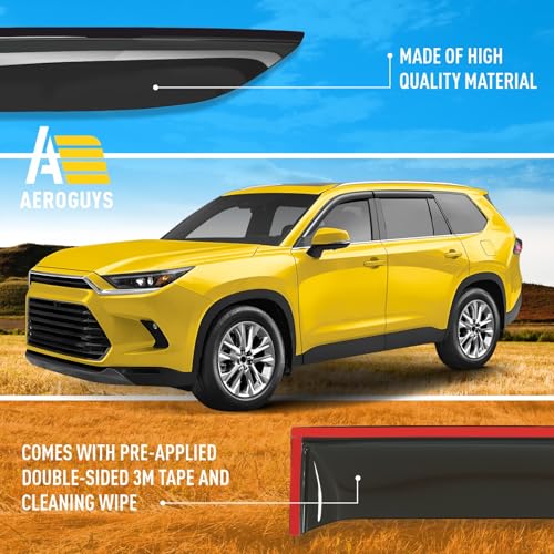 Extra Durable Window Deflectors Tape (4 Count)