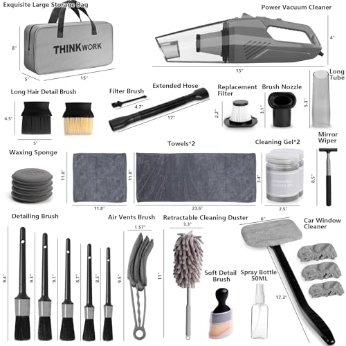 Car Cleaning Kit with High Power Vacuum