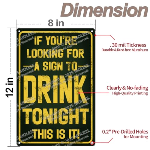 8x12″ Bar Sign