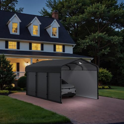 10x15 Heavy Duty Metal Carport Canopy