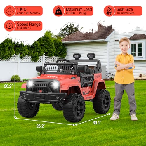 12V Kids Electric Ride On Truck Car w