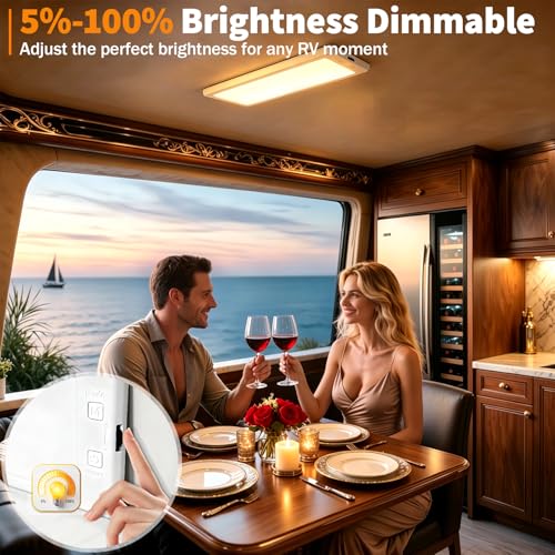 4 Pack 12 in RV LED Interior Lights (4 Count)