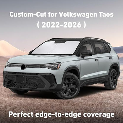 Windshield Sunshade Compatible for Volkswagen VW Taos 2022