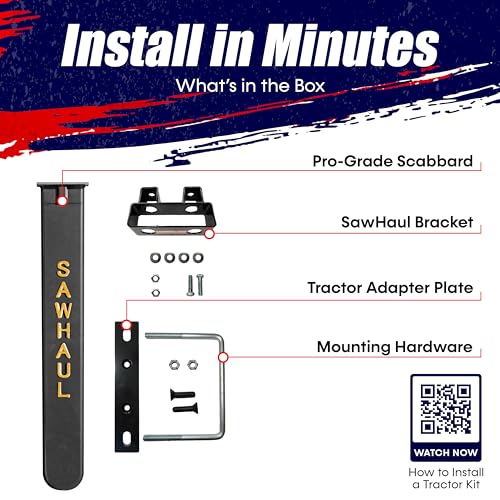 GearHaul SawHaul Fixed Universal Tractor Chainsaw Carrier