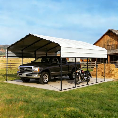 12x20 FT Heavy Duty Extra Large Metal Carport