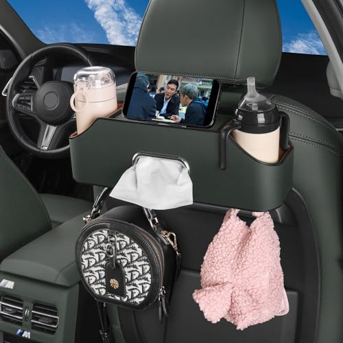 Car Seat Back Organizer with Cup Holders (22.9281 Ounce)