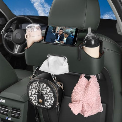Car Seat Back Organizer with Cup Holders (22.9281 Ounce)