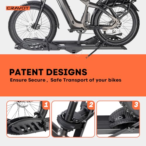 CyberRack E2 EBike Rack with Ramp for 2 EBikes