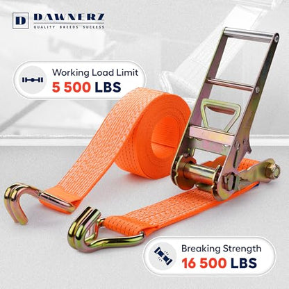 Heavy Duty Ratchet Straps 3 inch x 30 ft