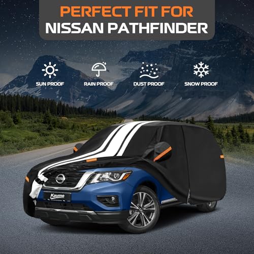Heavy Duty Car Cover Custom Fit for Nissan Pathfinder