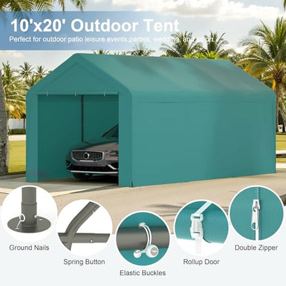 Carport 10x20 Heavy Duty Portable Garage w