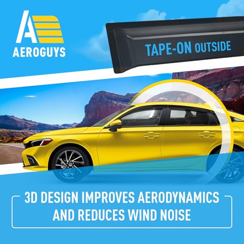 Extra Durable Window Deflectors Tape (4 Count)