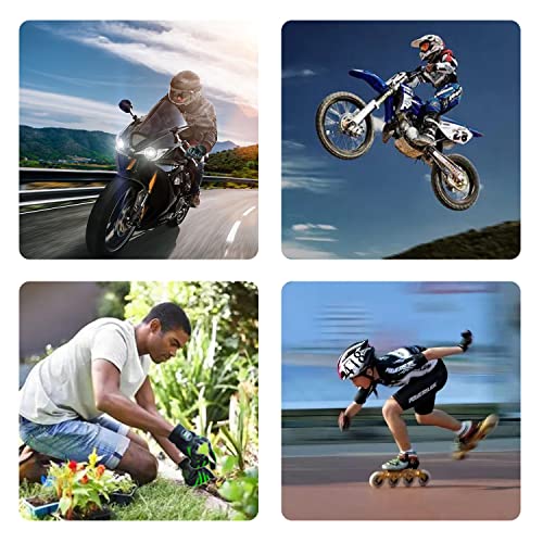 Motorcycle Gloves Touch Screen Full Finger Riding Gloves Knuckle Protection for Men and Women for Dirt Riding