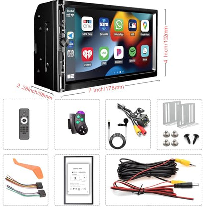 7 Inch Car Stereo with Wireless Apple CarPlay