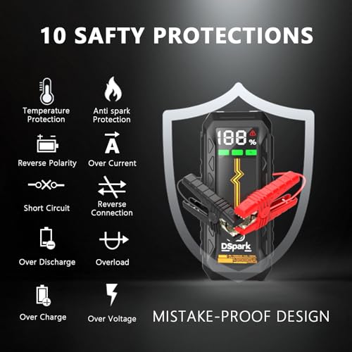 G69H 4000A Safe Jump Starter with Light