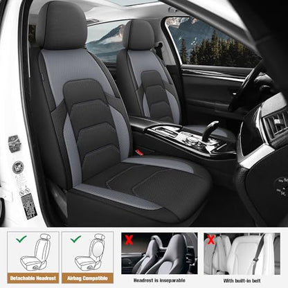 3D Air Mesh Car Seat Covers 2 Front Seats (2 Count)