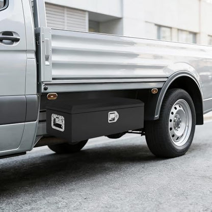 Truck Bed Tool Box 30x13x9.6 Inch Heavy Duty Steel Metal Tool Box for Truck Bed