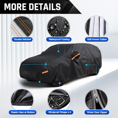 Car Cover Waterproof Custom Fit for Honda CRV CR
