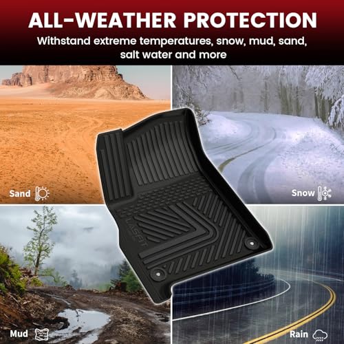 Floor Mats for Rivian R1T 2022 (4 Count)
