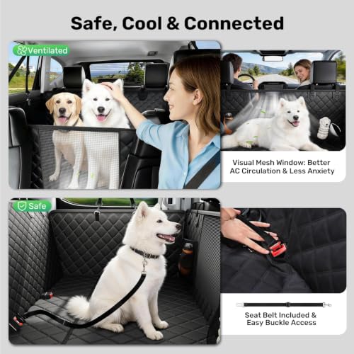 Hard Bottom Dog Seat Cover for Trucks