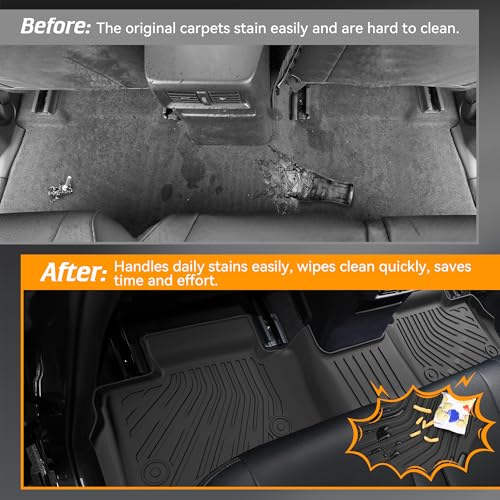 6PCS Floor Mats Fit for Toyota 4Runner 2025 2026 5 Seats
