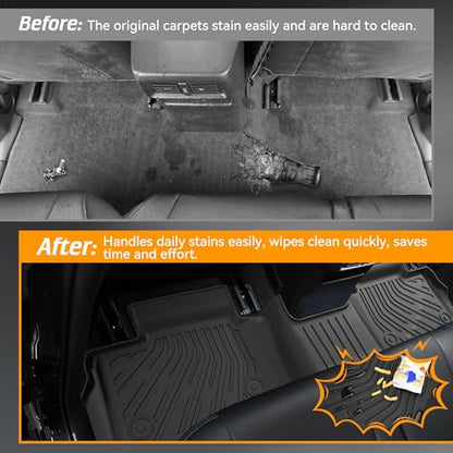 6PCS Floor Mats Fit for Toyota 4Runner 2025 2026 5 Seats