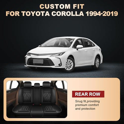 2 Front Car Seat Covers for Toyota Corolla 1994