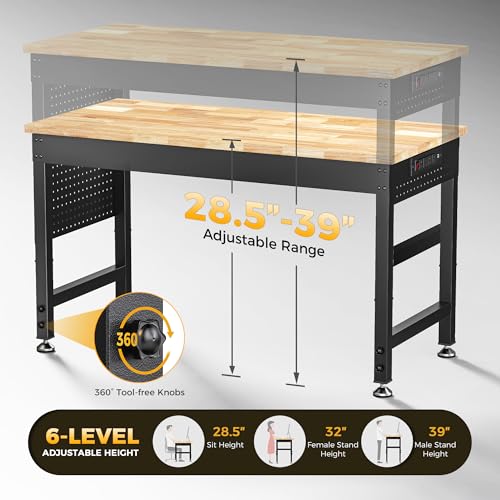 48" Adjustable Workbench
