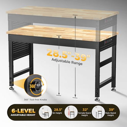 48" Adjustable Workbench