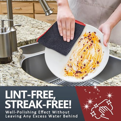 Glass Polishing Streak Free Miracle Cleaning Cloth (6 Count)