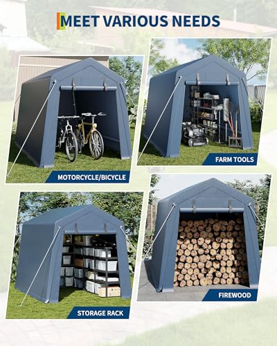 7x15 ft Outdoor Storage Shed