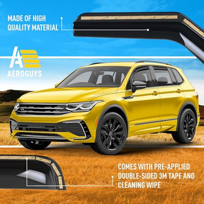 Extra Durable Window Deflectors in (4 Count)
