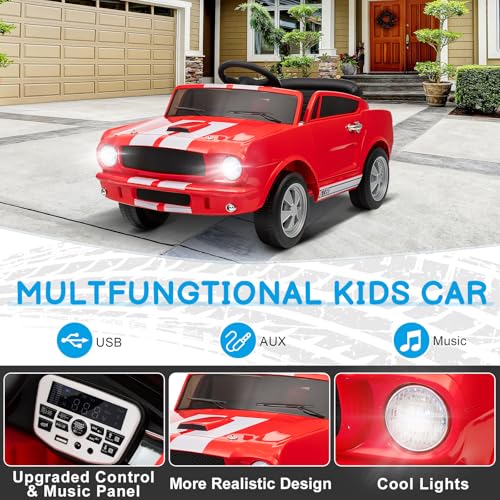12V Licensed Shelby Electric Car for Kids