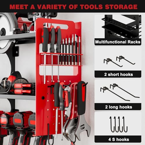 64" Garage Power Tool Wall Organizer